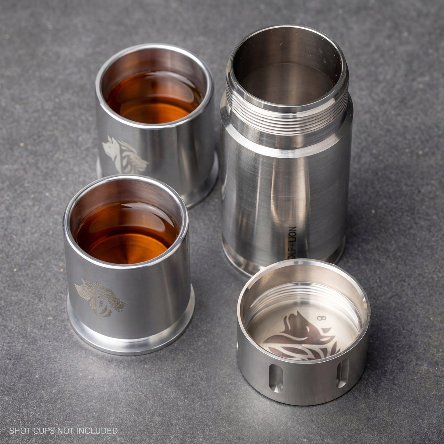 Wolf Lion Flask