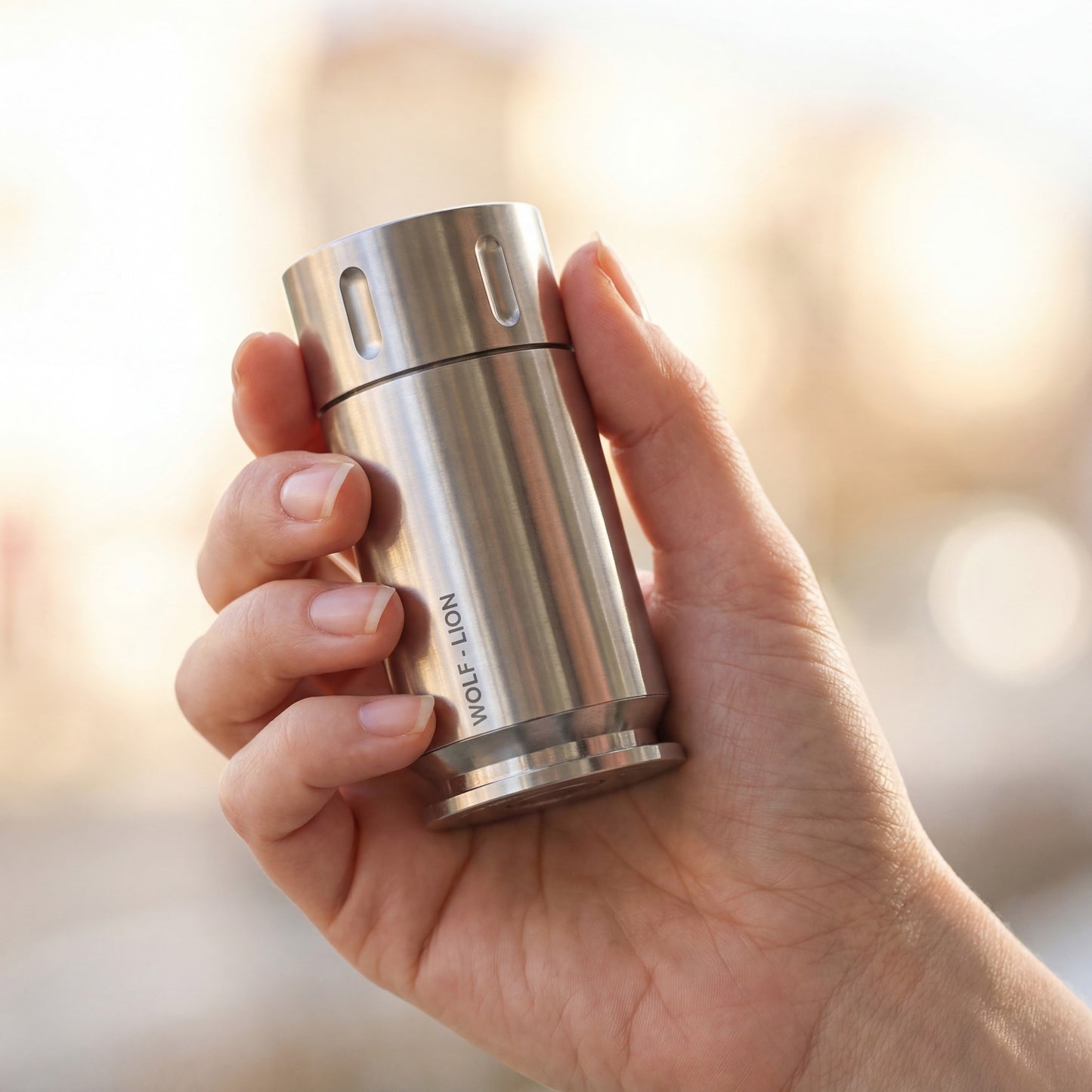 Wolf Lion Flask